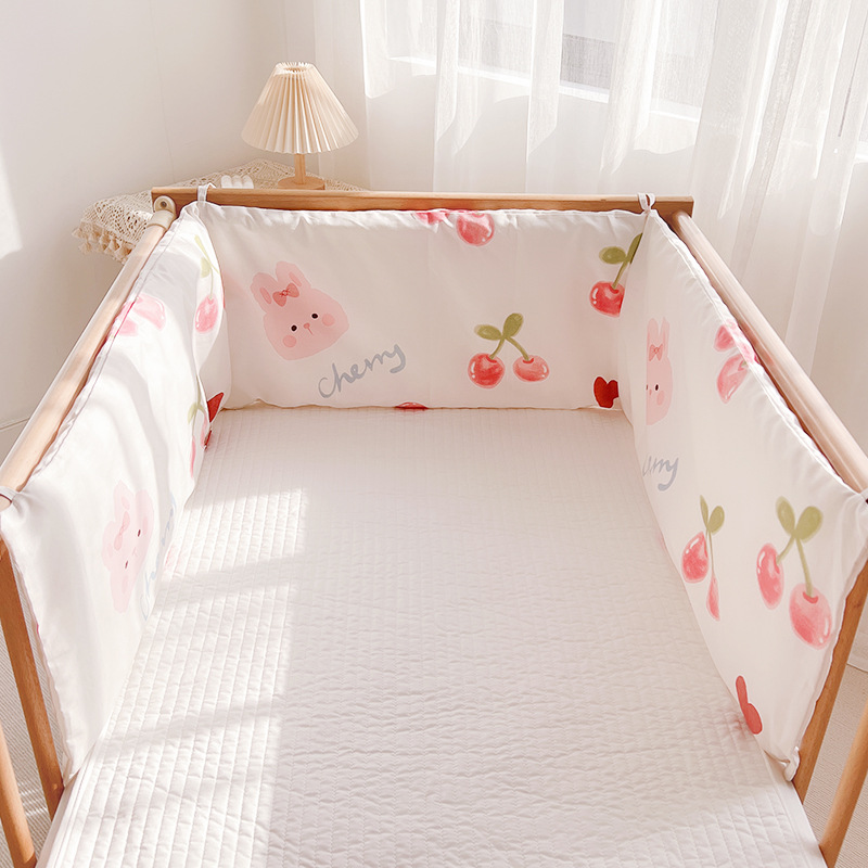 Baby Nursery Boy - Beşik Tampon Etrafında Karyolası Bebek Kreş