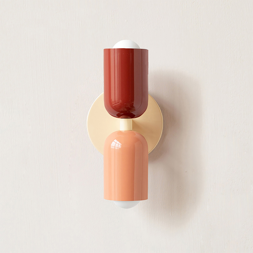 Baby Nursery Wall Lights - İskandinav duvar lambası renkli çift kafa