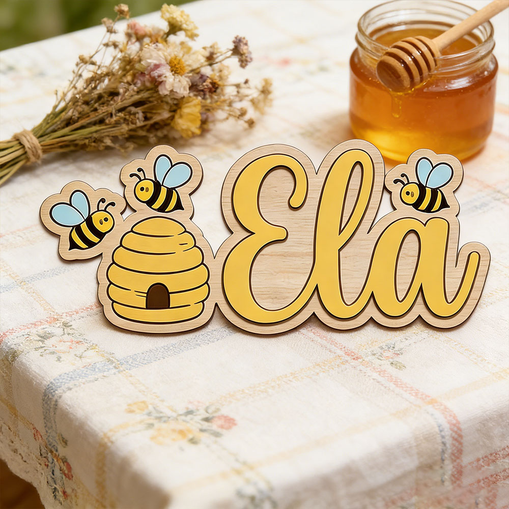 Kişiselleştirilmiş Sevimli Arı - Baby Nursery Decor Girl incelemesi ve fiyatı